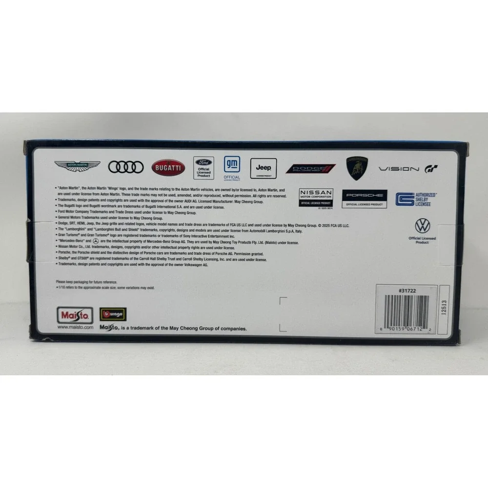 Maisto 2022 Audi RS e-Tron GT‎ Special Edition 1:18 Diecast Car Silver/Blk NEW!